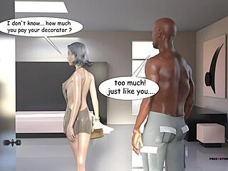 Beautiful anime Mia in hot 3D adult comic
