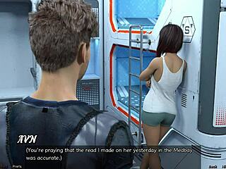 planning bisexual threesome in space with curvy neighbor