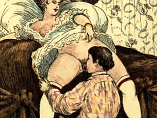 Erotic cartoons and hentai from the good old days