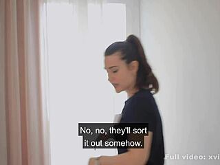 Latin Guy Blackmails Hotel Maid Over iPhone Theft. Rough Roleplay Unfolds.