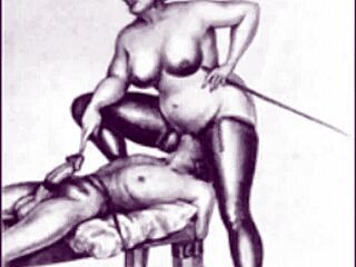 Erotic cartoons and hentai from the good old days