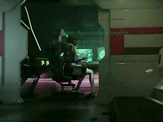 Beautiful anime porn with a 3 girl threesome in space