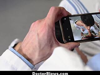 Horny Gay Doctor Bangs Patient Across Office Desk?