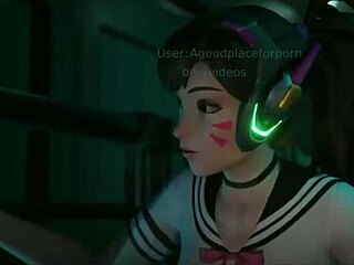 Beautiful anime porn with a 3 girl threesome in space