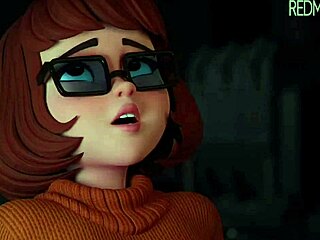 Velma from Scooby-Doo gets wild in Redmoa's hot clip.