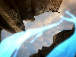 Skinny black bitch sucks huge cock and gets creampied hard!