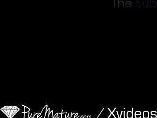 Holy! Busty Submissive Milf Spreads for Huge Cock Action!