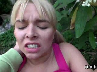 Beautiful czech teen 18+ teased in mall and banged in pov group