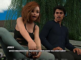 3D animated porn with a big dick in a cartoon style