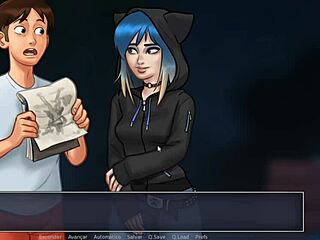 Summer heat: Eve and Roxxy’s bathroom encounter in Summertime Saga ep 58