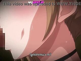 Amateur stepsister gives blowjob in group threesome scene