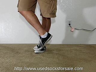 Gay roleplay with dirty sock sucking