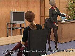 Big city pleasures 16, why does mrs cooper want john to visit her at home and not talk at college? 😏