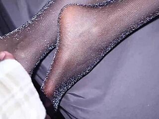 This Chinese beauty in black stockings drives me wild!