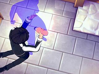 hey, wanna watch kirito get a hot handjob in sword art online yaoi?