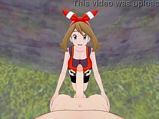 Uh, Misty, Kasumi, n’ May givin’ me intense hentai creampie!