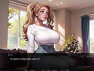 3D game of cuckold wife with hot interracial action