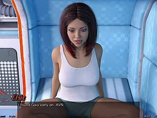 planning bisexual threesome in space with curvy neighbor