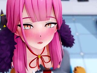 Beautiful 3D animated porn with an anime theme