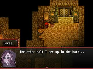 Harem in another world hentai game magic bath peephole with squirting teens