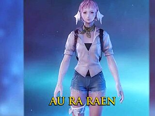 Animated porn with 3D anime characters from Final Fantasy XIV