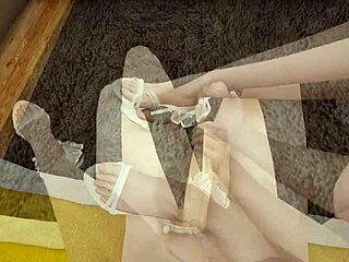 Do you love her feet? Watch this asian mature japanese high heel handjob with cumshot.