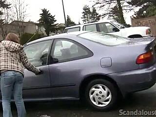 Amateur with a fetish for hardcore sex gets fucked by friend while being filmed by hidden camera