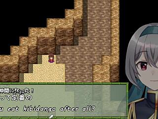 Momoka's crossdressing adventure in hentai game