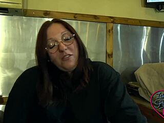 Lily, a young European brunette amateur, explores playful interests with friends