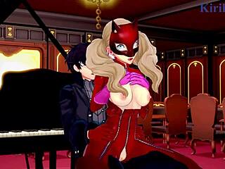 Have you seen Futaba Sakura and Ann Takamaki's intense sex with Ren Amamiya in Persona 5 hentai?