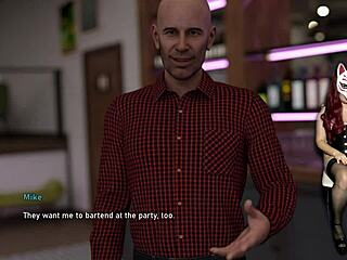 Steps of debauchery with wild pole dancing in public cosplay.