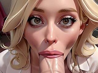 i like to suck my stepdad's cock secretly in this spanish ai-generated porn video