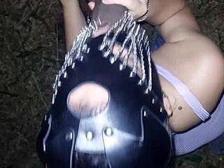 Public park encounter gets wild and passionate