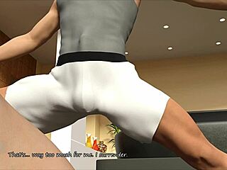 Tight shorts and yoga can be a bad combo