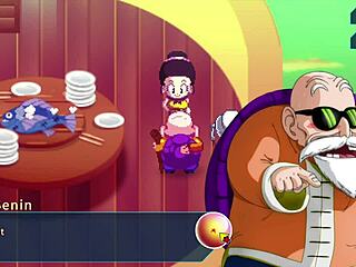 Kame Paradise 2 - Chi Chi gives Roshi a blowjob