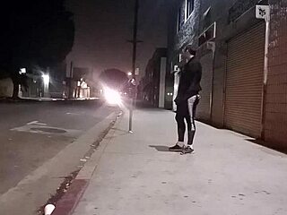 Gay Latino with a nice ass offering anal sex on the street