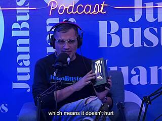 Can you believe Andrea Pardo cums five times on that huge sex machine at Juan Bustos' podcast?