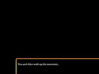 Intriguing family game with teen in cartoon