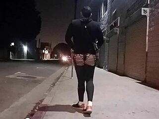 gay latino bubble butt guy selling his holes in the street