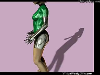 Watch Me Rip Clothes And Strip As Your Virtual Redhead!