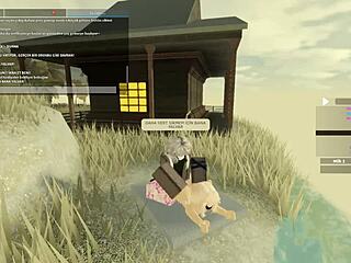 Roblox porn with a Turkish beauty and an anal scene