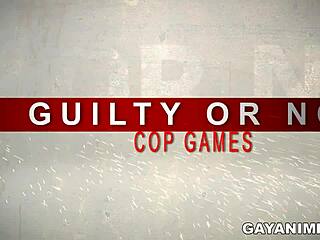 3D police officer goes through rough anal sex and toy play