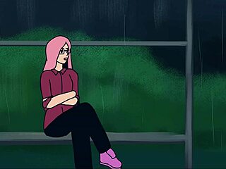 Is this futanari animation too big for him?