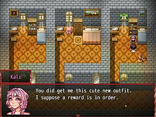 maid deepthroats giant cock in harem