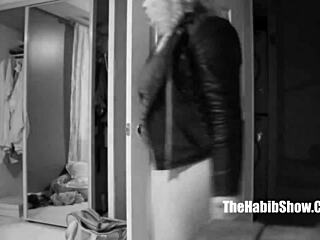 Layla Red shows off her thick, juicy ebony booty in the hood.