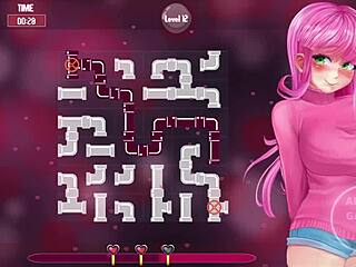 Hentai game with animated characters and dating simulation