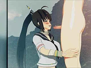 Super Yaeko's Erotic Action Gallery in 3D Cartoon Anime!