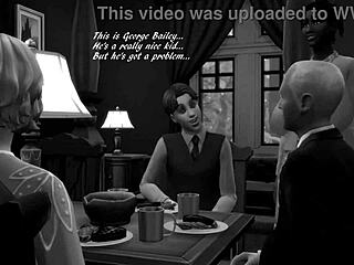 sims 4 parody of a wild christmas fucking life