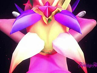 Ever seen Ahri Star Guardian in hardcore League of Legends hentai sex?