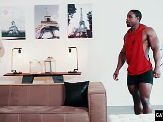 why is this twink squirting from rough monster cock fucking?